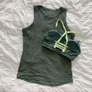 Athleta Odyssey 2-in-1 Tank and Sports Bra Set